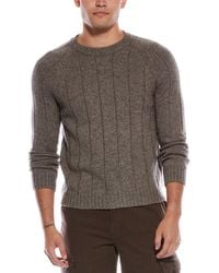 Autumn Cashmere - Wool & Cashmere-Blend Raglan Crewneck Sweater - Lyst