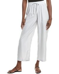 Eileen Fisher - Petite Flare Silk Cargo Pant - Lyst