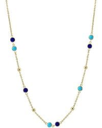 Effy Fine Jewelry - 14K 1.95 Ct. Tw. Diamond & Lapis, Necklace - Lyst