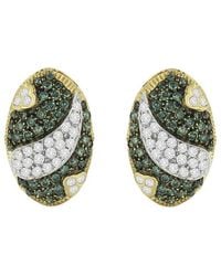 Haus of Brilliance - 14K 2.16 Ct. Tw. Diamond Huggie Earrings - Lyst