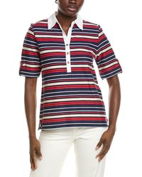 Jones New York - Elbow Roll Cuff Polo Shirt - Lyst
