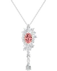 Lab Grown Diamonds - 14K 2.00 Ct. Tw. Lab-Grown Diamond Pendant - Lyst