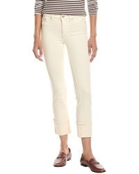 DL1961 - Mara Ankle Crema Cuffed Straight Jean - Lyst