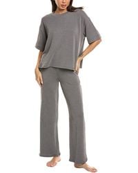 Marion - 2Pc Raised Rib T-Shirt & Pant Set - Lyst