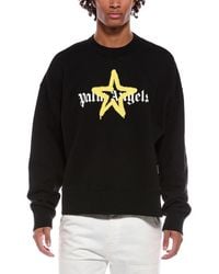 Palm Angels - Star Sprayed Crewneck Sweatshirt - Lyst