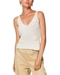 Line & Dot - Lara Sleeveless Sweater Top - Lyst