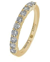 Suzy Levian - 14k 0.50 Ct. Tw. Diamond Half-eternity Ring - Lyst