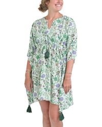 Pomegranate - Short Caftan Cover-up - Lyst