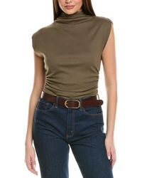 Michael Stars - Soft Cotton Modal Blend Mock Neck Top - Lyst