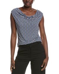 Tahari - Cowl Neck Top - Lyst