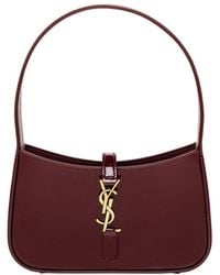 Saint Laurent - Le 5 A 7 Mini Patent Hobo Bag - Lyst