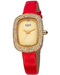 Burgi - Burgi Crystal Watch - Lyst
