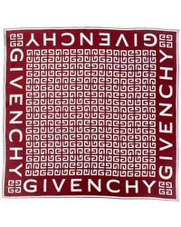 Givenchy - 4G Small Square Silk Scarf - Lyst