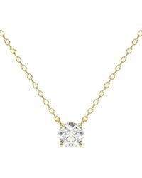 Diamond Select Cuts - 14K 0.25 Ct. Tw. Diamond Pendant Necklace - Lyst