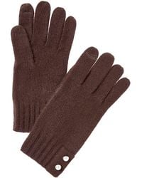 Phenix - Pearl Button Cuff Cashmere Gloves - Lyst