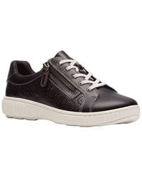 Clarks - Caroline Rio Leather Sneaker - Lyst