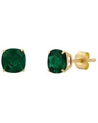 MaxColor - 14K 1.35 Ct. Tw. Lab-Grown Created Emerald Stud Earrings - Lyst