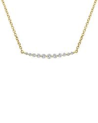 Sabrina Designs - 14k 0.18 Ct. Tw. Diamond Bar Necklace - Lyst