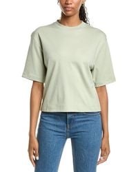 Vince - Wide Sleeve Crop T-Shirt - Lyst