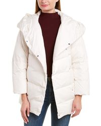 Add Puffer Down Coat - White