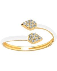 Gabi Rielle - 14k Over Silver Cz Wrap Ring - Lyst