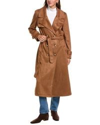 NVLT - Maxi Length Trench Coat - Lyst