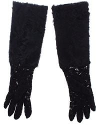 Dolce & Gabbana - Silk & Wool-Blend Gloves - Lyst