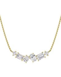 Lab Grown Diamonds - 18K Vermeil 2.92 Ct. Tw. Lab-Grown Diamond Pendant Necklace - Lyst