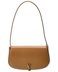 Saint Laurent - Voltaire Box Leather Shoulder Bag - Lyst
