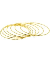 Adornia - 14k Plated Stackable Bracelet - Lyst