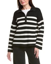 English Factory - Wool-Blend 1/2-Zip Sweater - Lyst