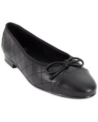 Menina Step - Monique Leather Flat - Lyst