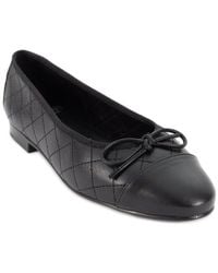 Menina Step - Monique Leather Flat - Lyst