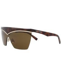 Saint Laurent - Sl614Mask 99Mm Sunglasses - Lyst