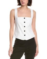 Rag & Bone - Mariana Linen-Blend Vest - Lyst