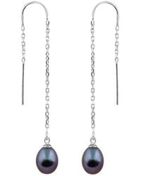 Splendid - Plated 7.5-8mm Pearl Earring Threaders - Lyst