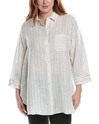 Marina Rinaldi - Plus Federica Linen Shirt - Lyst