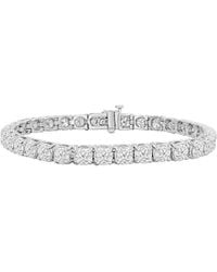Lab Grown Diamonds - 14K 13.00 Ct. Tw. Lab-Grown Diamond Tennis Bracelet - Lyst