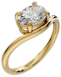 Lab Grown Diamonds - 18K Plated 1.00 Ct. Tw. Lab-Grown Diamond Ring - Lyst