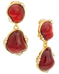 Kenneth Jay Lane - 22K Plated Dangle Earrings - Lyst