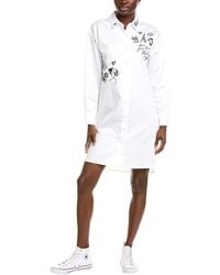 KARL LAGERFELD - Poplin Shirtdress - Lyst