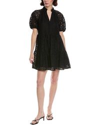 Cece - V-Neck Tiered Babydoll Dress - Lyst