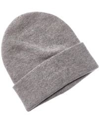 Vince - Fine Rib Double Layer Cuff Knit Hat - Lyst