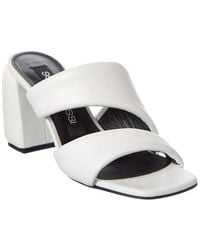 Sergio Rossi - Spongy 80 Leather Sandal - Lyst