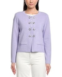 St. John - Framed Boxy Jacket - Lyst