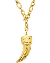 petit moments - 18K Plated Stainless Steel Pendant Charm Necklace - Lyst