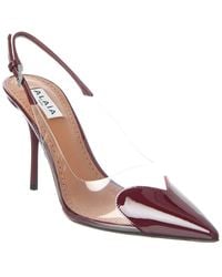 Alaïa - Alaïa Le Coeur Patent & Vinyl Slingback Pump - Lyst