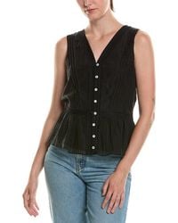 Vince Camuto - Lace-Trim Shell - Lyst