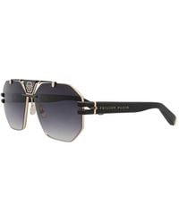 Philipp Plein - Spp077M 63Mm Polarized Sunglasses - Lyst