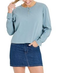 Life Is Good. - Long Sleeve Boxy Crusher T-Shirt - Lyst